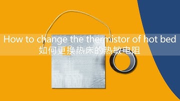 Kywoo Tycoon | How to change the thermistor of hot bed