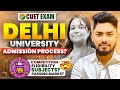 Delhi university admission full processcampusfeesseatsplacementbookscutoffetc