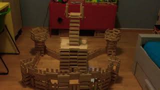 Enorme Chateau En Kapla Etape 1 Youtube