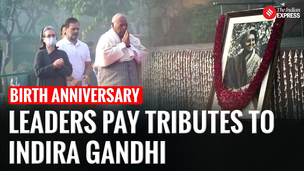 PM Modi, Congress Leaders Pay Homage To Indira Gandhi, Rahul Shares Emotional Message