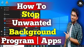How to stop programs and Apps running in background windows 10 screenshot 5