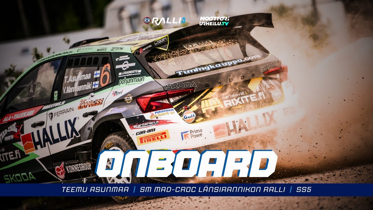 Ralli SM Onboards | Teemu Asunmaa | SM Mad-Croc Länsirannikon Ralli SS5