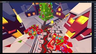 Dancing Line The Christmas Partycamera Glitch In The End Of The Level