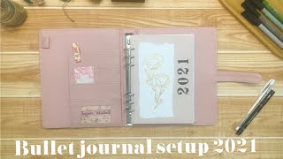 تجهيز بوليت جورنال ٢٠٢١  Bullet journal setup 2021