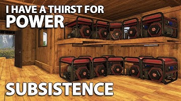 Thirst for (Small) Power (Generators) | Subsistence Gameplay | S4 EP21