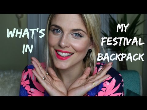 What's in my Festival Backpack | Ashley James