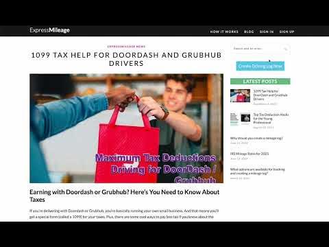 How to make Doordash driving log. – ExpressMileage