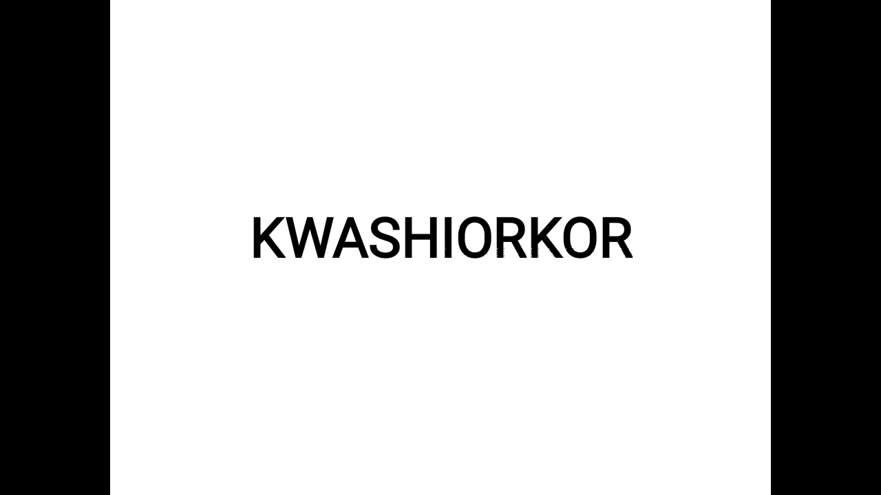 Kwashiorkor Ll Protein Energy Malnutrition Difference Between