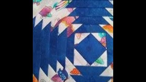 How to make a Paper Pieced or Foundation Pineapple Block...