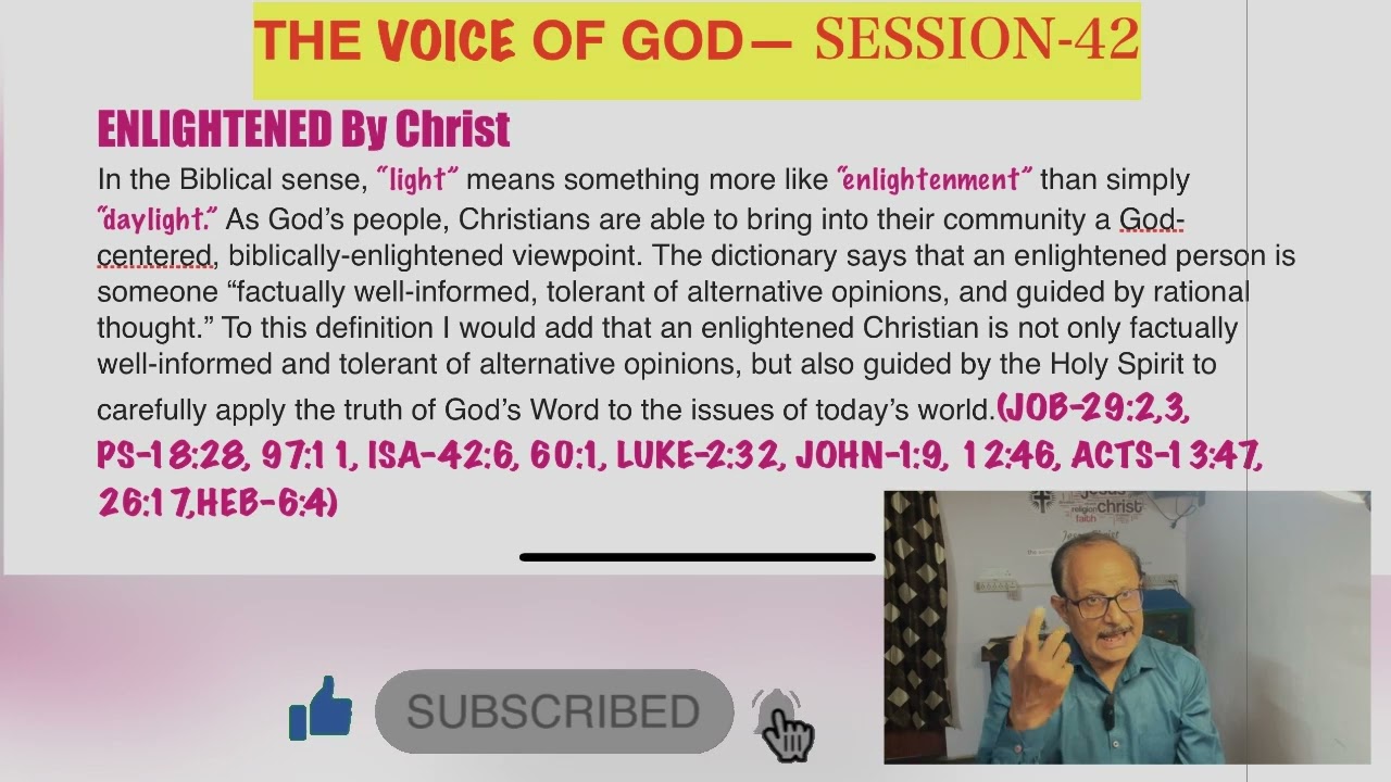 THE VOICE OF GOD—SESSION—42