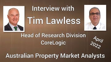Australian Property Market Trend; Interview with Tm Lawless, Director of CoreLogic research