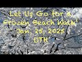 Frozen Beach Walk!