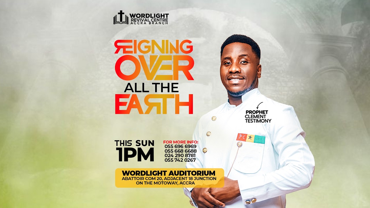 WELCOME TO OUR SUNDAY SERVICE | REIGNING OVER ALL THE EARTH | WITH ...