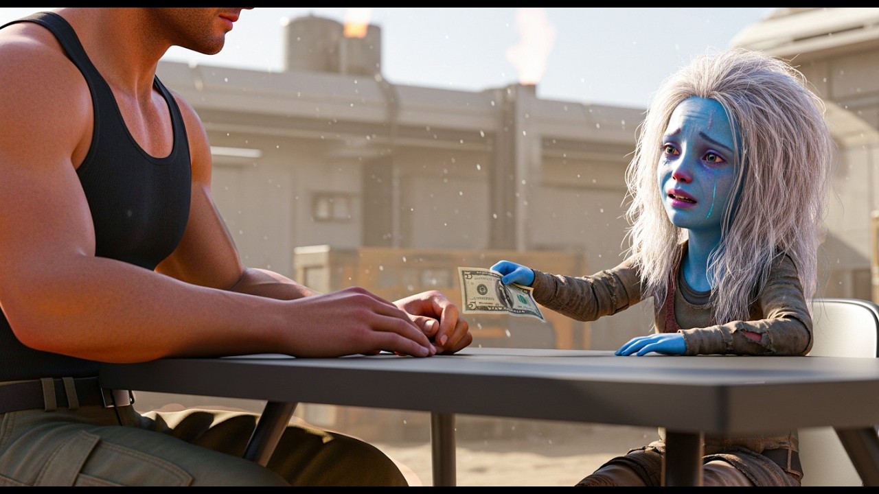 “Here’s $5… I Just Need a Dad for One Day,” Whispered the Little Alien Girl! | HFY Sci-Fi Story