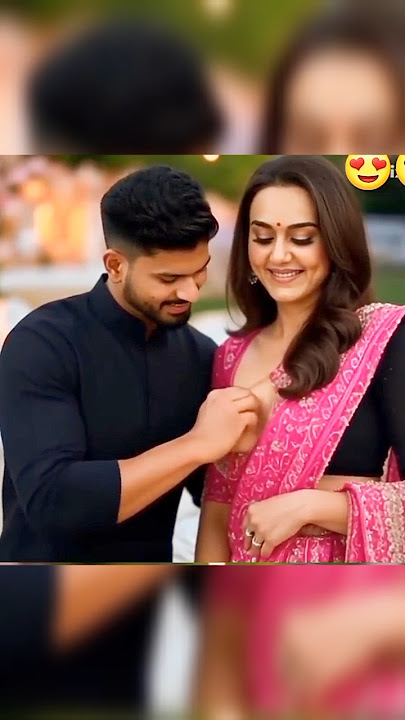 🤟Shreyas Iyer and Preity Zinta love story #viratkohlishatak #cute #love❣️