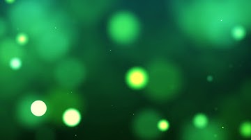 Bokeh Green Background Blur Lights Abstract No Copyright Video