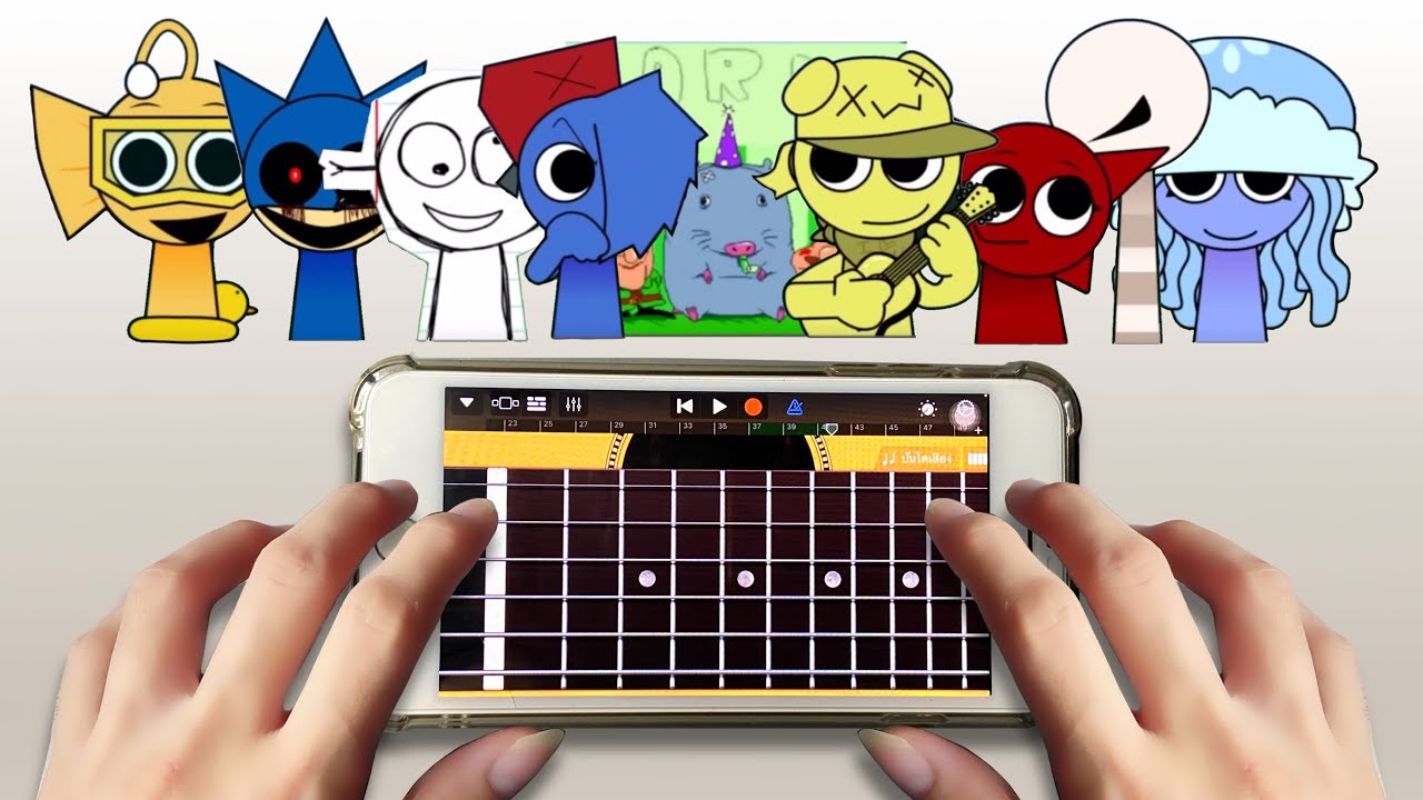 Incredibox sprunki retake bonus sound recreated in GarageBand 🎸🥁