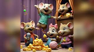 Three blind mice poem || baby videos || kids cartoons.
