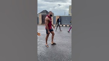 Our GORRILLA man in action… the walking of the chimp