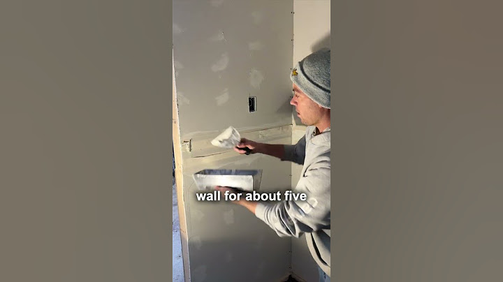 Drywall Tape Blisters? Just Add More Water💧
