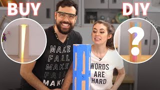 BUY vs DIY  Recreating a Wood & LED Lamp