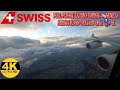 Swiss Airbus A340-300 HB-JMA  Full Flight LX2810 ZRH-GVA