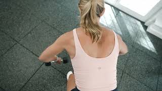 2DB Bent Over High Row to External Rotation