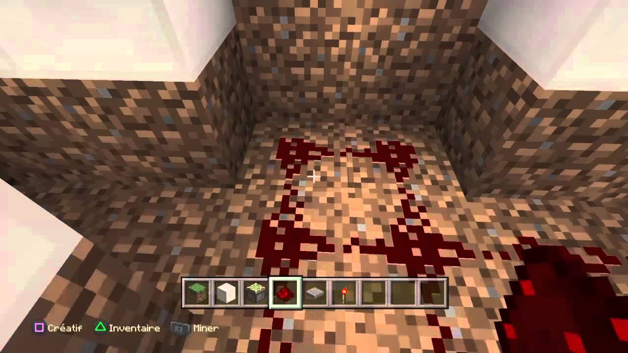 Comment faire une porte coulissante sur minecraft (PS4 et PS3) - YouTube