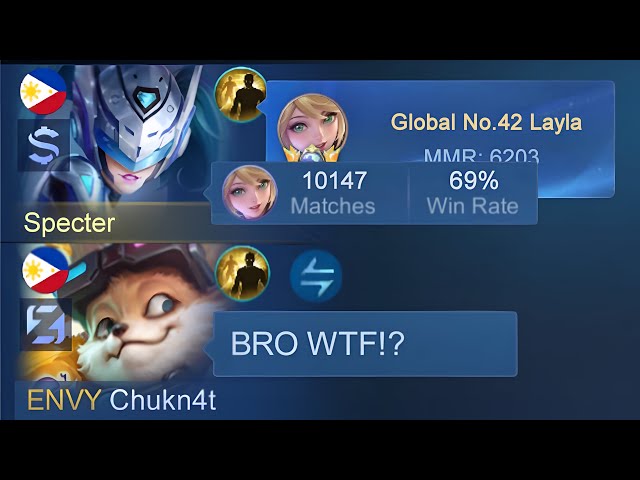 BLUE SPECTER IS BACK!! LAYLA 10K MATCHES in SOLO RANK!!💀(Crazy reactions!😂) class=