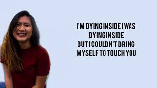 Dying Inside To Hold You - Ysabelle Cuevas cover (Lyrics) chords