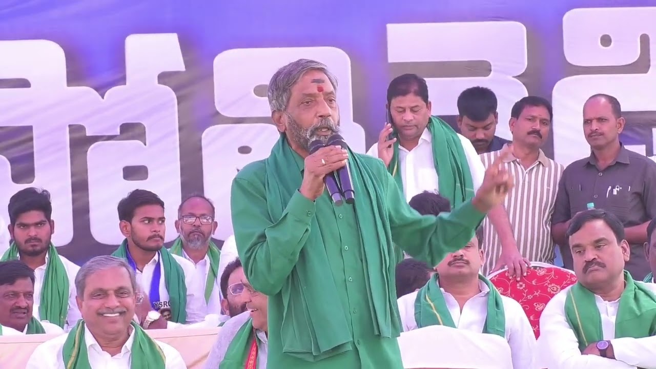 రాయలసీమ ప్రజల సాగు, త్రాగునీటి సమస్యలు తీర్చటమే లక్ష్యంగా వై.యస్.ఆర్.కాంగ్రెస్ పార్టీ ఉద్యమ బాట...*