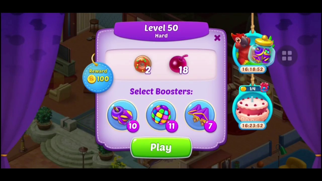 Homescapes [HD] Level 50 - YouTube