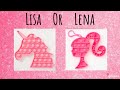 Choose your gift Fidgets Lisa or Lena #6(Pink edition) | Fidget toys