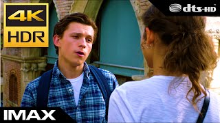 4K HDR IMAX • Peter bonds with MJ in Venice - Spider-Man: Far From Home (2019)