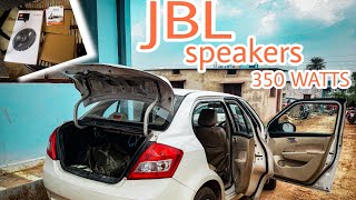 Jbl speakers/tweeter/bosch horn -- installation in swift dzire(PASHA VLOGS)