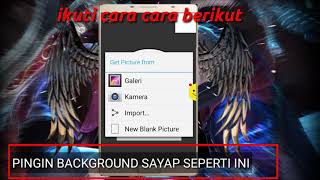 Cara membuat background sayap malaikat di android screenshot 3