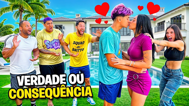 FLAGREI O JHONIC BEIJANDO NO DESAFIO DA VERDADE OU DESAFIO !