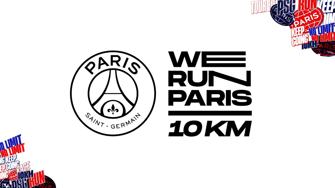 La PSG WE RUN PARIS, 1re édition des 𝟭𝟬 𝗞𝗠 du Paris SaintGermain ! 🏃 ️
