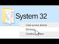 Elimine System32 en mi PC para destruirla