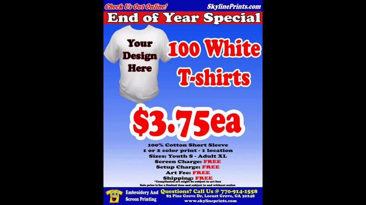 Skyline Prints Screen Printing and Embroidery serving Locust Grove