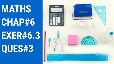 Exercise:6.3 Ques:3(i-ii)|Chap:6 "Algebraic Manipulation"