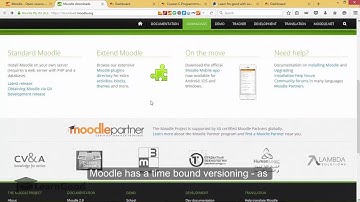 Moodle Administration Tutorial: Moodle Versions used in this course
