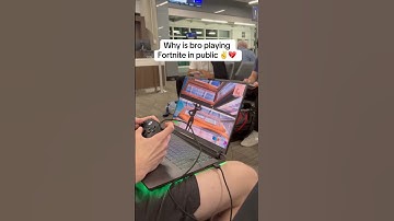 I played fortnite in public 😭