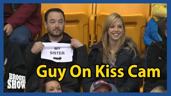 Guy Pulls Out Sign on Gophers Kiss Cam