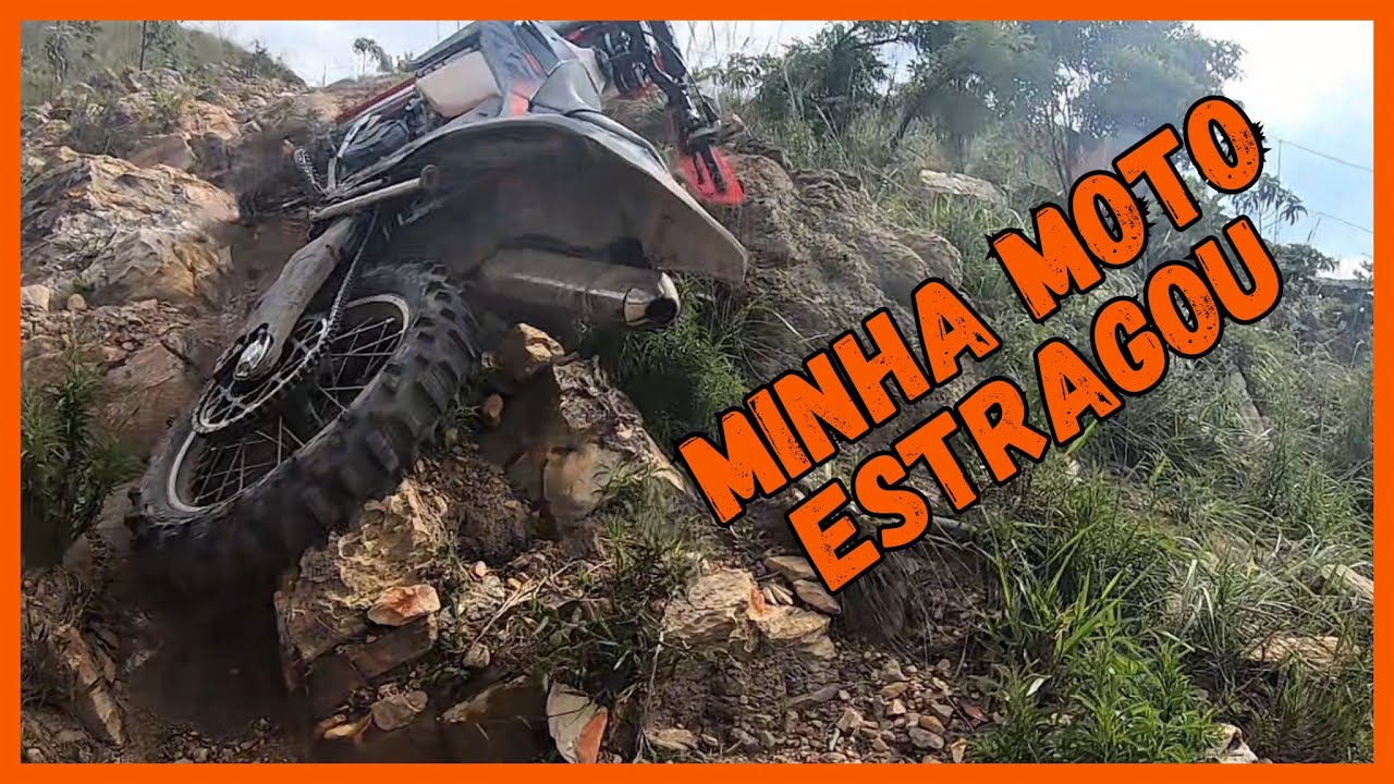 Minha moto ESTRAGOU no HARD