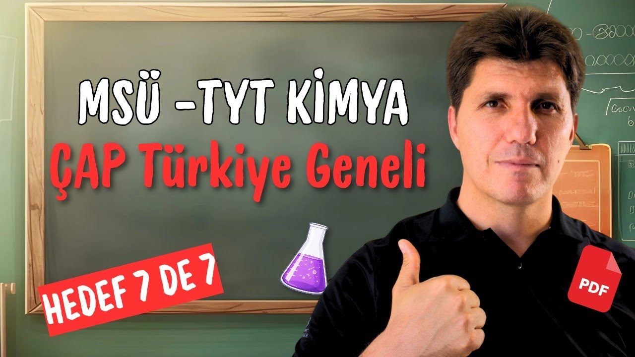 MSÜ Kimya Net Artıran Deneme Çözümü | ÇAP Yayınları Prova 2026 #parçalaevlat