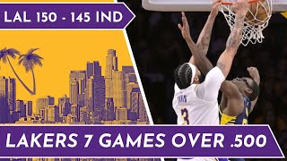 Lakers Get Win Over Pacers, 150-145 | Keeping Pressure On Teams In Front Of Them