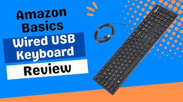 Amazon Basics Low-Profile Wired USB Keyboard Review