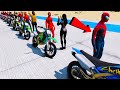 Parcour Motocross Sanchez bikekour Spidermans challenge GTA 5 silk dance girl Supergirl mis Marvel