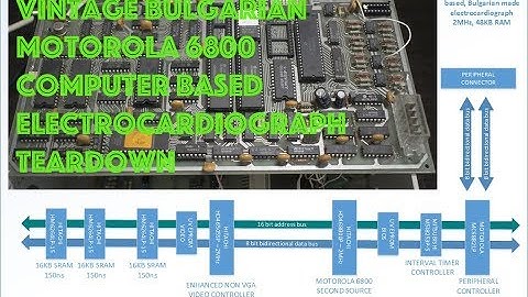 Vintage Bulgarian Motorola 6800 computer based electrocardiograph teardown